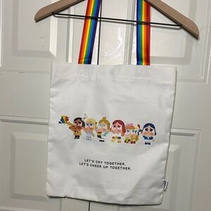 Pop Mart Crybaby Cheer Up, Baby tote bag